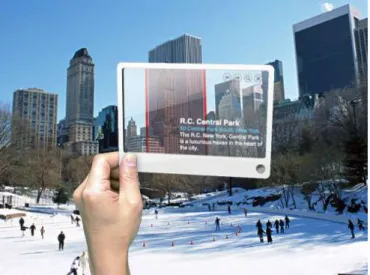 Figure 13 – An simulation example of augmented reality. Adapted from “Augmented reality: a different  view of learning” by University of Exeter, retrieved November 5 th  2019, from 