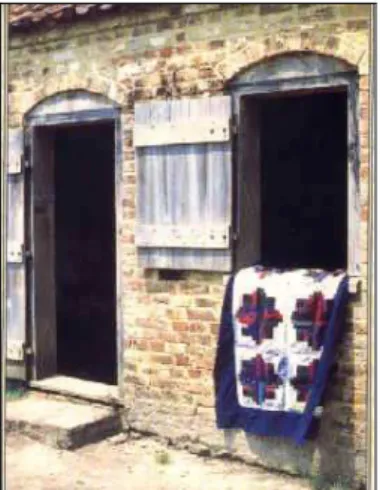Figure 1: Freedom Quilt Displayed on Window-sill 