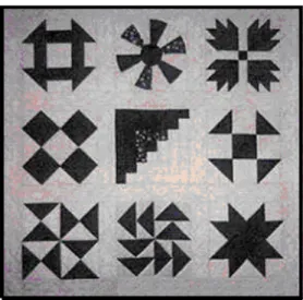 Figure 2 - Ozella's Underground Railroad Quilt 