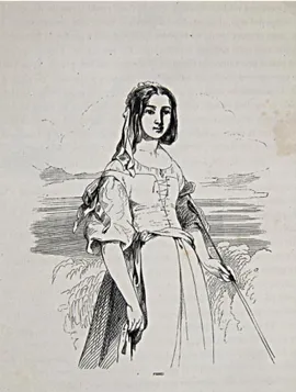 Figura 2  –  Marcela, por   Tony Johannot           Figura 3- Marcela, por Gustave Doré  
