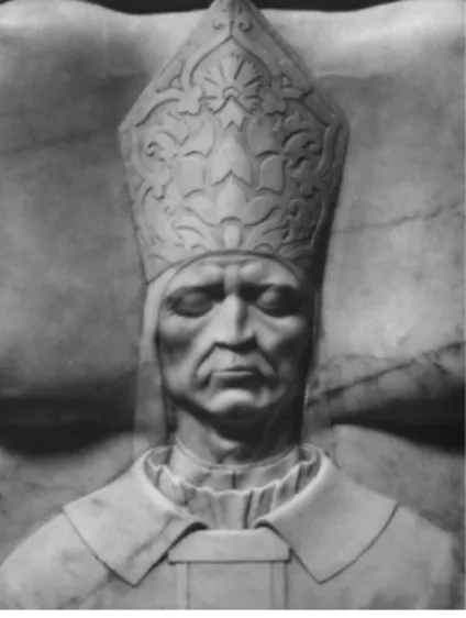 Figura   11:   Detalhe   da   lápide   do   cardeal   Angelo   Acciaioli   de   Francesco   da   Sangallo   