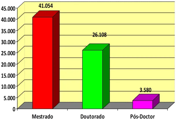 GRÁFICO 6 - Concessão de bolsas por nível