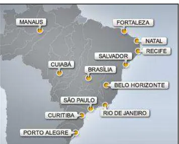 Figure 3: World Cup Host Cities 2014 