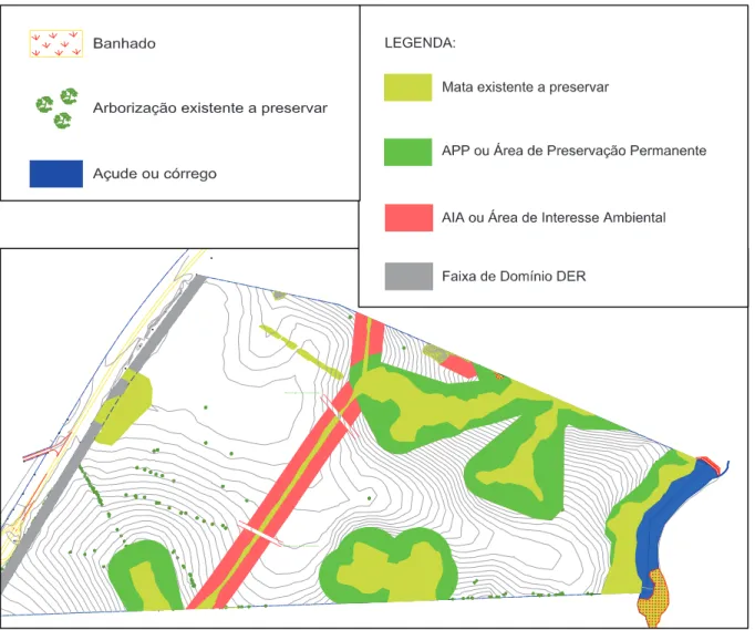 Figura 5. Zoneamento Ambiental com delimitações de APPs. UFSCar, 2006. 