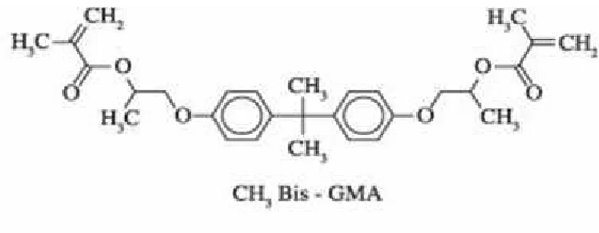 Figura 1 – Estrutura Molecular do bis – GMA.