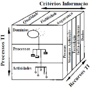 Figura 7 - Cubo COBIT  Fonte: Silva (2009) 