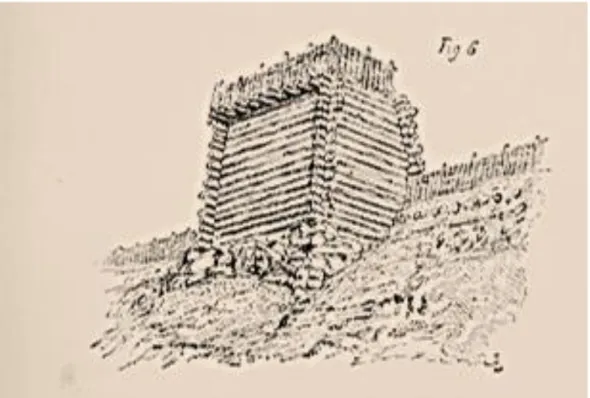 Figure 1.2 Tour saillie sur le Rempart Abritait les hommes changes de la défense  Source : Histoire d’une forteresse (collection de l’auteur) 
