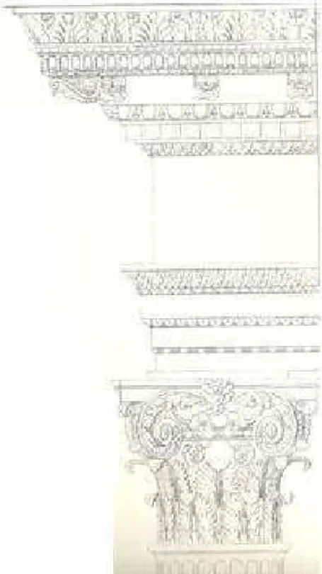 Figura 23: Detalhe da coluna do arco de Tito-ordem compósita