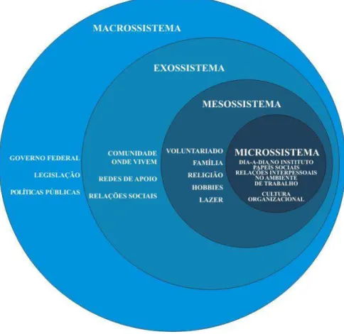 Figura 6 - O Instituto de Pesquisas sob a ótica do Modelo Bioecológico do  Desenvolvimento Humano 