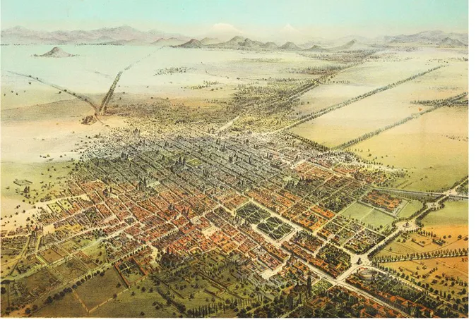 Figure 6. « La Ville de Mexico prise en Ballon ». 