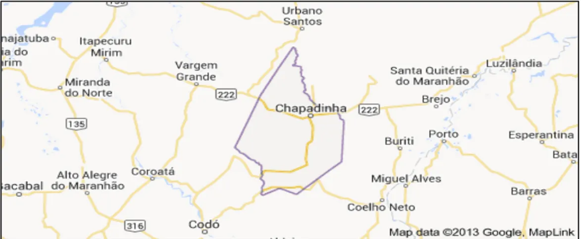 Figura 1 – Mapa de Chapadinha (MA) 