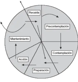 Gráfico 1. Modelo Transteórico de Prochaska e DiClemente (1982)