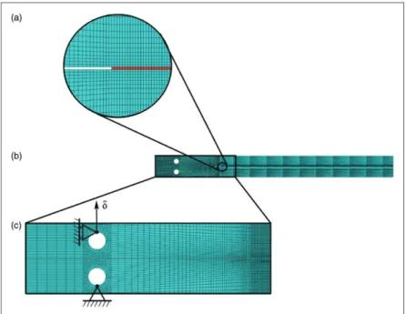 Figure 10. DCB specimen used, with dimensions in mm, based on ASTM 3433.