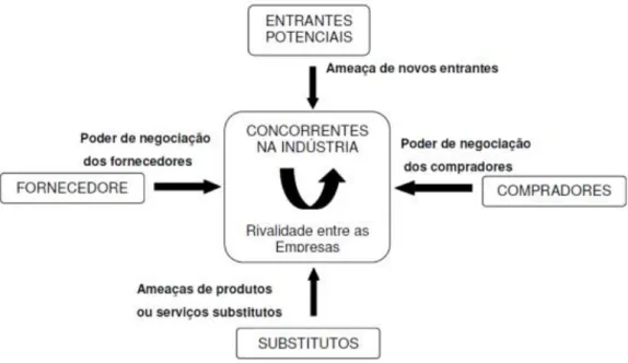 Figura 2.4 Cinco forças do ambiente setorial