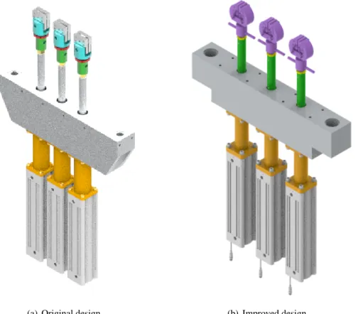 Figure 3.26: Lower Assembly design comparison