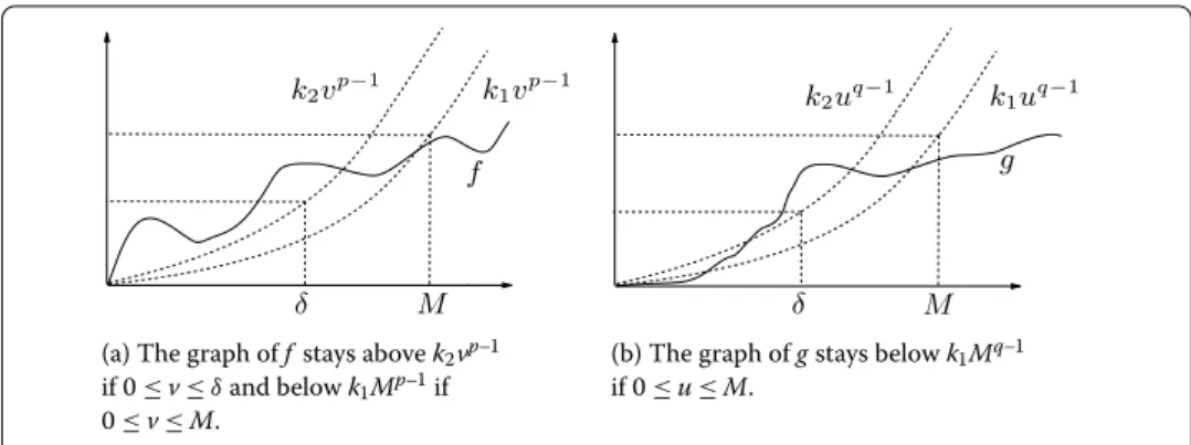 Figure 1 The nonlinearities f and g satisfy (H1) and (H2).