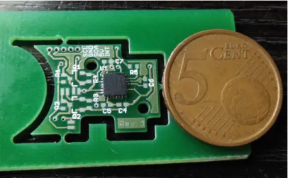 Figure 3.9: Position encoder PCB prototype.