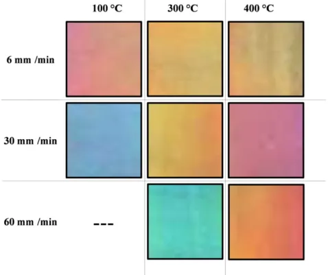 Fig. 9. Photographs of samples obtained using an Eth:TIP molar ratio of 64:1.