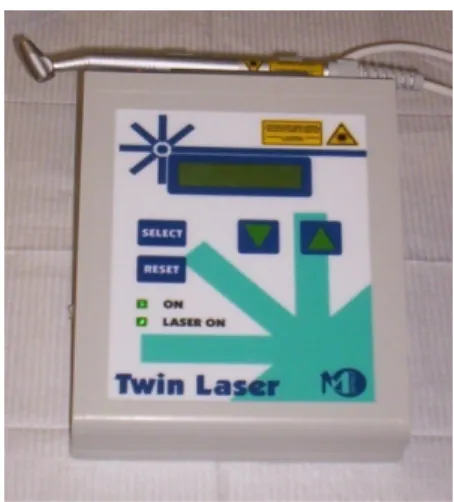 Figura 9 – Aparelho de laser utilizado. 