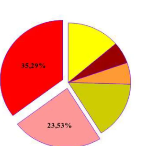 Figura 11. Alimentos de menor preferência do grupo de  estudo. 