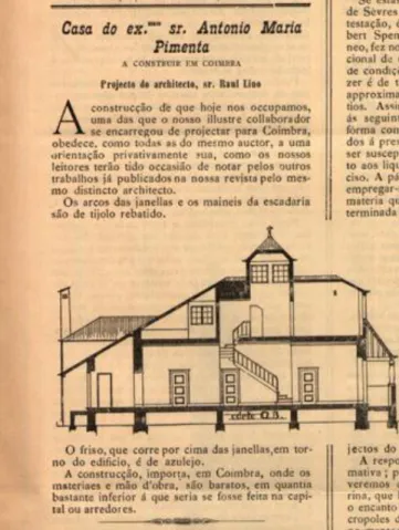 Figure 7. Heritage and safeguard discussions. In A Construcção  Moderna, August 1902, n