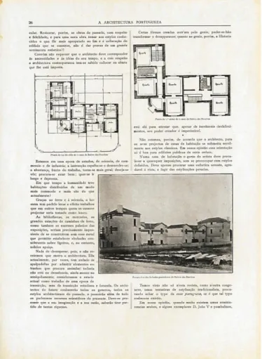 Figure 7. Neighbourhood of Roseiras, by the architect Álvaro  Machado. In A Architectura Portugueza, July 1910, nº 7, p