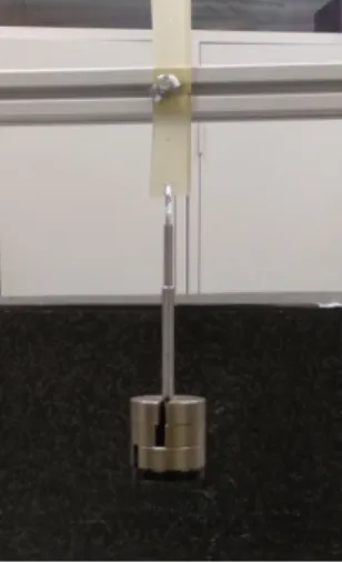 Figure 2.11: A mechanical indicator used to monitor changes in the specimens’ lenght.