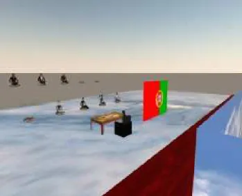 Figura 2. Adaptação do espaço para uma sala de aula virtual                                                                    