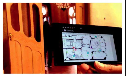 Figure 2. Indoor location based on numeric simulation. 