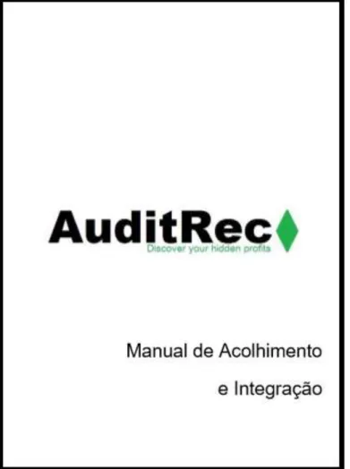Figura 4 – Modelo da Capa do Manual de Acolhimento e integração 