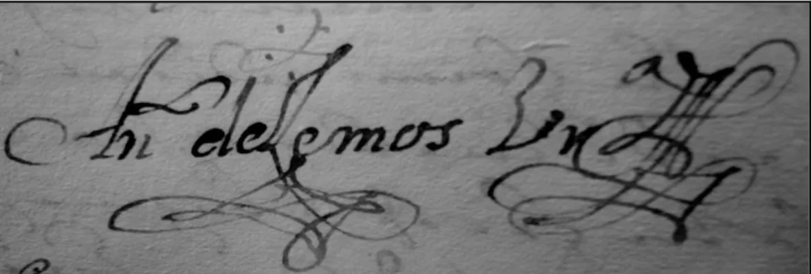 FIG. 09: Assinatura de Antonio de Lemos Vieira (1716).  