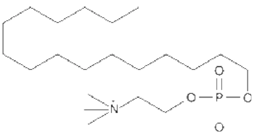 Figura 3: Fórmula estrutural da miltefosina 