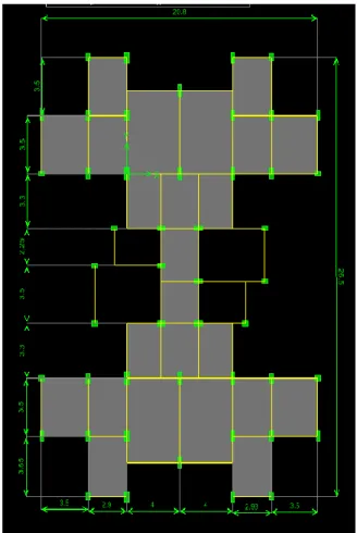 Fig. 1 Plan of the structure. 