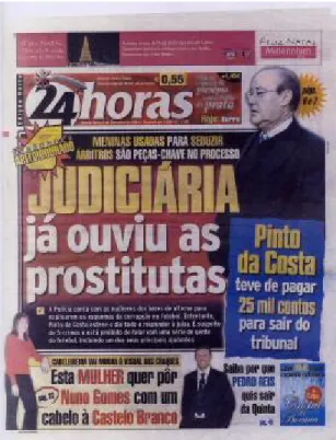 Figure 2: Front page of 24 Horas