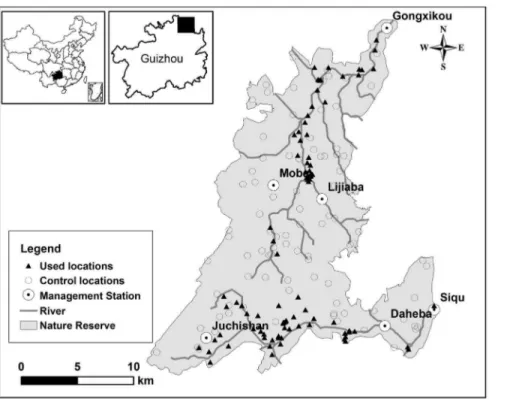 Table 1. Habitat variables, classes, and their definitions of Mayanghe National Nature Reserve, China.