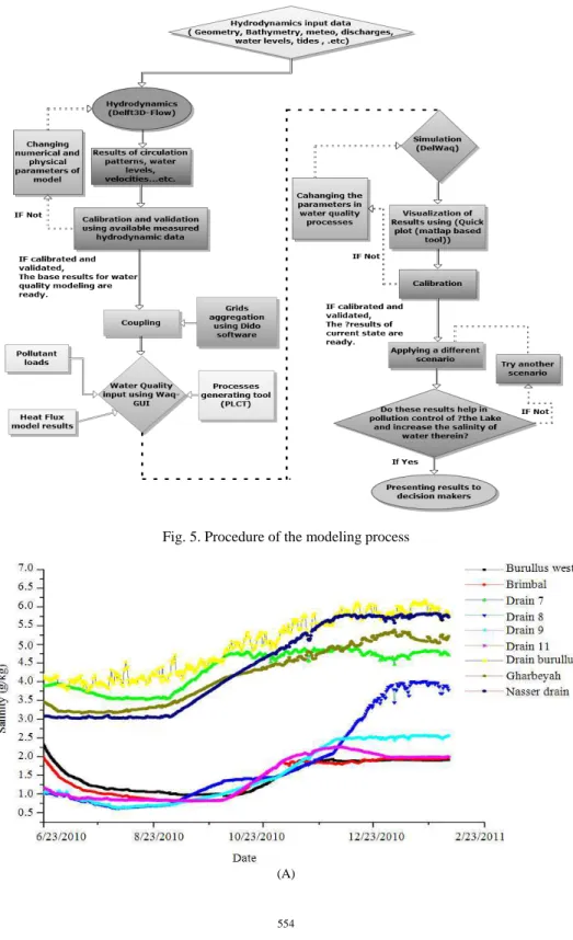 Fig. 5. Procedure of the modeling process 