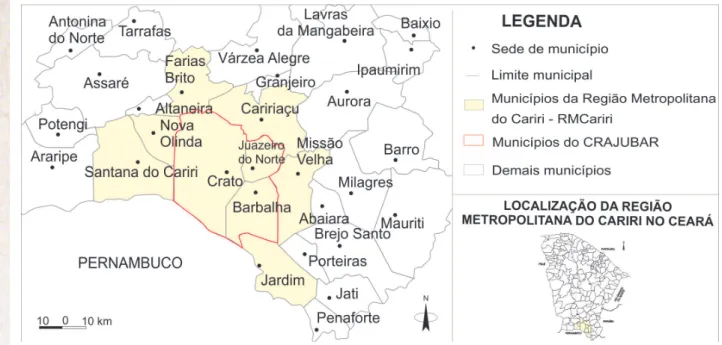Figura 2 – Região Metropolitana do Cariri