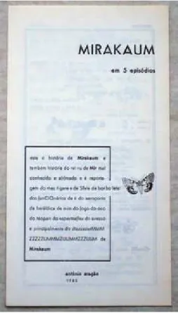 Figure 16. Poesia Experimental 2. Booklet by  António Aragão. Second to fourth pages.