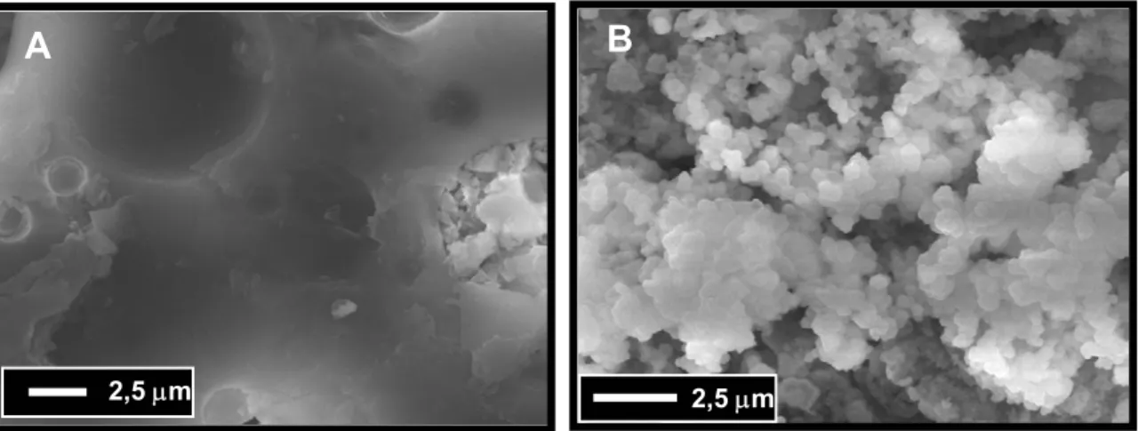 Figura 4.25 – Micrografias obtidas por microscopia eletrônica de varredura da  matéria-prima fluxo sinterizada: 