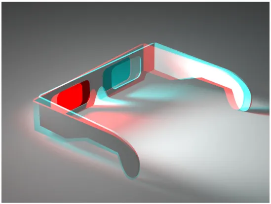 Figure 2.2 – Example of an anaglyph image.