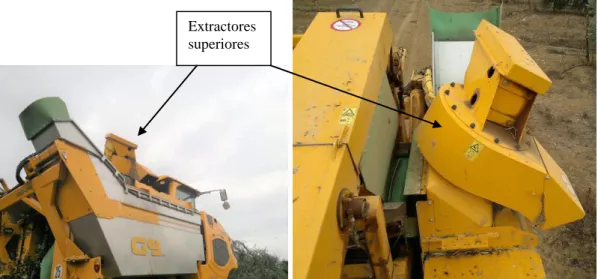 Fig. 1.32 – Extractor de limpeza superior de uma máquina Gregoire. Torre das Figueiras, 2017 