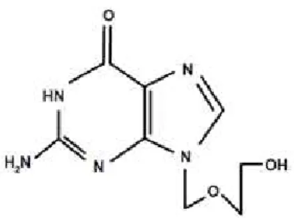 Figura 5: Molécula Aciclovir 