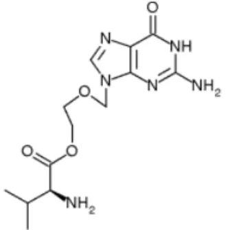 Figura 6: Molécula Valaciclovir 