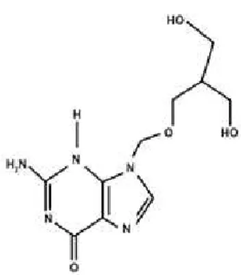 Figura 8: Molécula Ganciclovir 