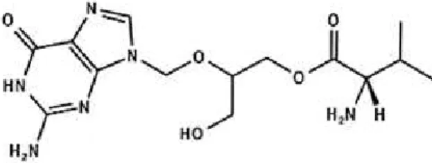 Figura 9: Molécula Valganciclovir 