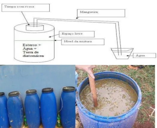 Figura 1  –  Produção do biofertilizante  