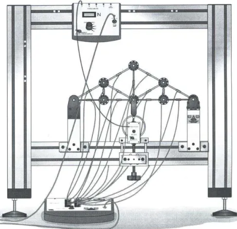 Figura 12 - Configuração da treliça experimental 