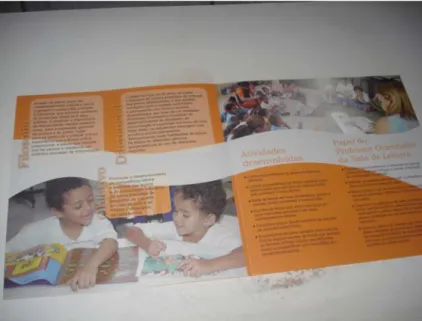 Figura 10: Parte interior do panfleto da Secretaria Municipal de Educação. 
