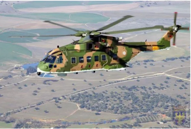 Fig. 6 – Aeronave de rotor basculante Agusta-Westland EH-101 Merlin  Fonte: http://www.emfa.pt/ acedido a 16-04-10 às 04h44 m 