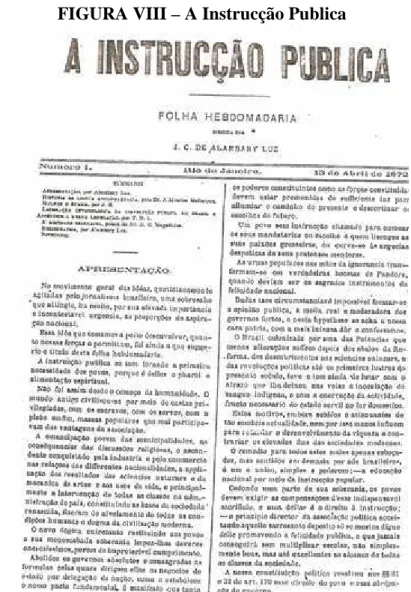 FIGURA VIII – A Instrucção Publica